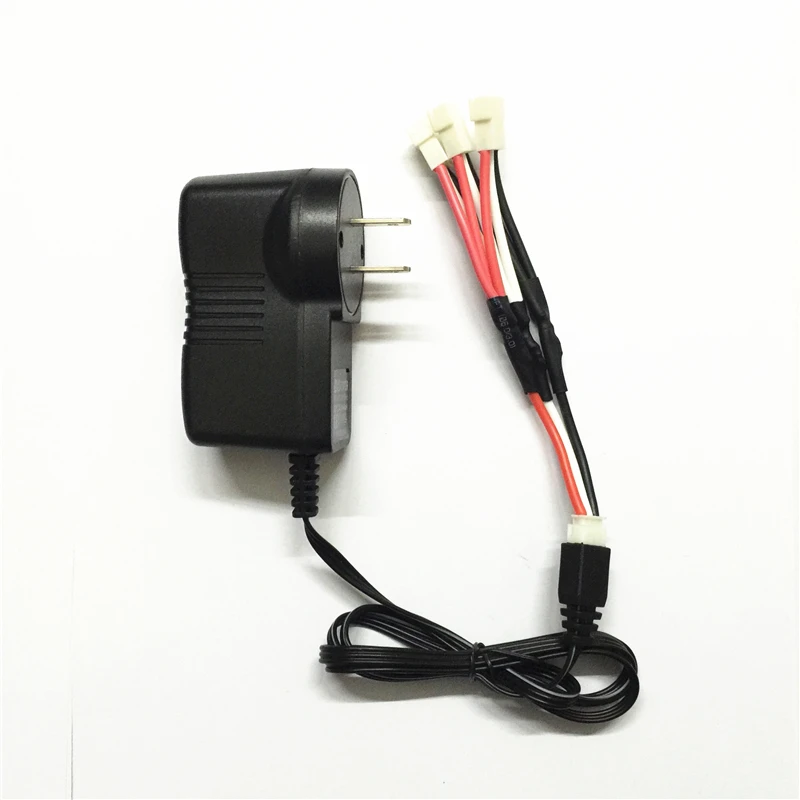 

MJX X101 charger with 3 in 1 cable EU/US adapter spare patrs for X600 JJRC H16 YiZhan X6 Wltoys V912 V913 V262 V333 Q212