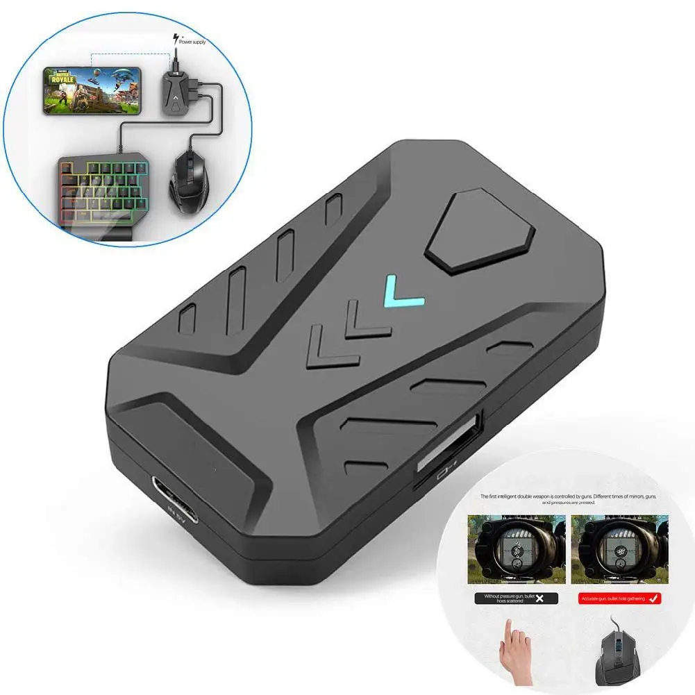  Yiwa BattleDock Controller Keyboard and Mouse Converter Keyboard Mouse Extension Adapter Dock for P