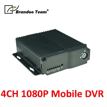 

New Arrival 4ch 1080P AHD dual sd card mobile dvr support GPS 4G funciton.