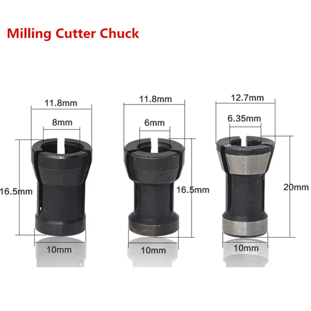 10 мм фрезерный Режущий патрон станка прецизионный адаптер конверсионный патрон для деревообработки маршрутизатор бит гравировальный станок HT48