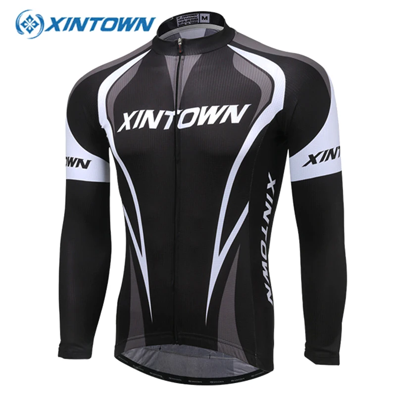 

XINTOWN Cycling Jersey Winter Long Sleeve Bike Clothes Thermal Fleece Ropa Maillot Ciclismo Invierno Hombre MTB Bicycle Clothing