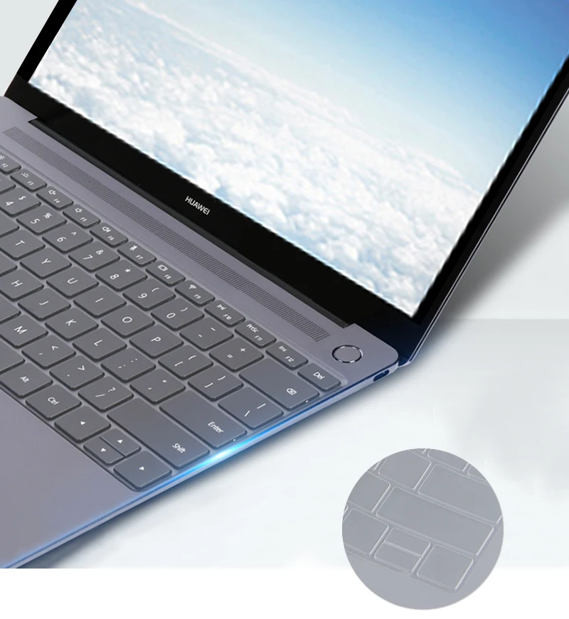 Чехол TPU для huawei MateBook X 1" ноутбук клавиатура пленка для Matebook x WT-W09 W19 прозрачная клавиатура защитная пленка чехол s