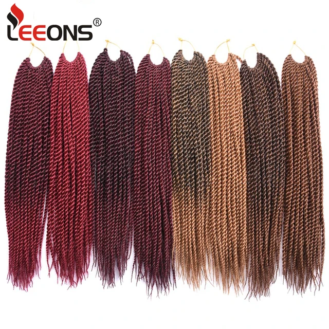Leeons Long Spring Crochet Braids Senegalese Twist Pre Stretched Leeons Long Spring Crochet Braids Senegalese Twist Pre Stretched Braiding Hair Synthetic 3pcs Lot