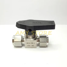 3 6 8 10 12 мм 1/" 1/4" 3/" 1/2" Нержавеющая сталь 304 PARKER двойной наконечник запорный сверхмощный шаровой клапан высокого давления