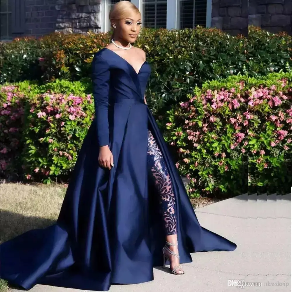 2018-modest-blue-jumpsuits-prom-dresses-with-detachable-skirt-two-pieces-evening-dress-one-shoulder-side-slit-pantsuit-celebrity-party-gowns