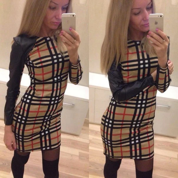 Платье Зара Клетка фото 22