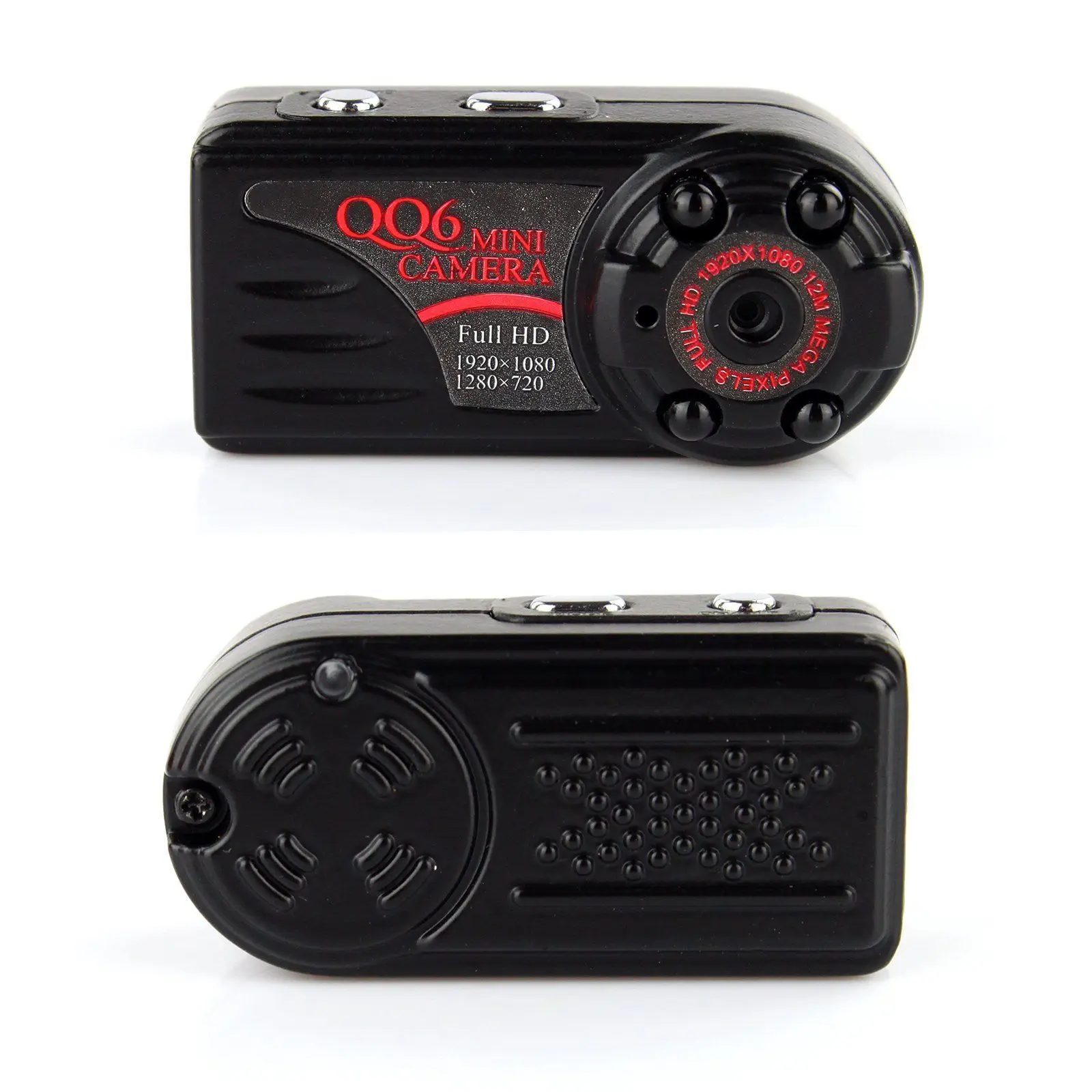 4 ГБ карты + QQ6 Mini DV Full HD 1080 P Цифровой Автомобильный видео Регистраторы флэш Металл