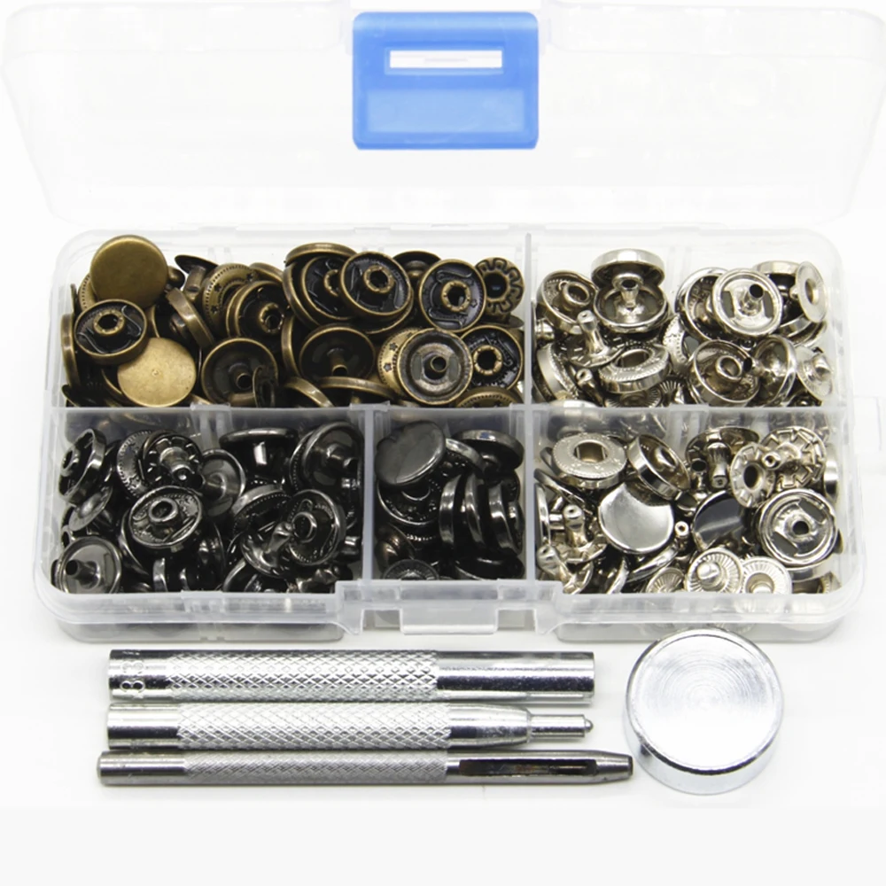 Buy Buttons 12.5mm Colorful Round Metal Ring Button