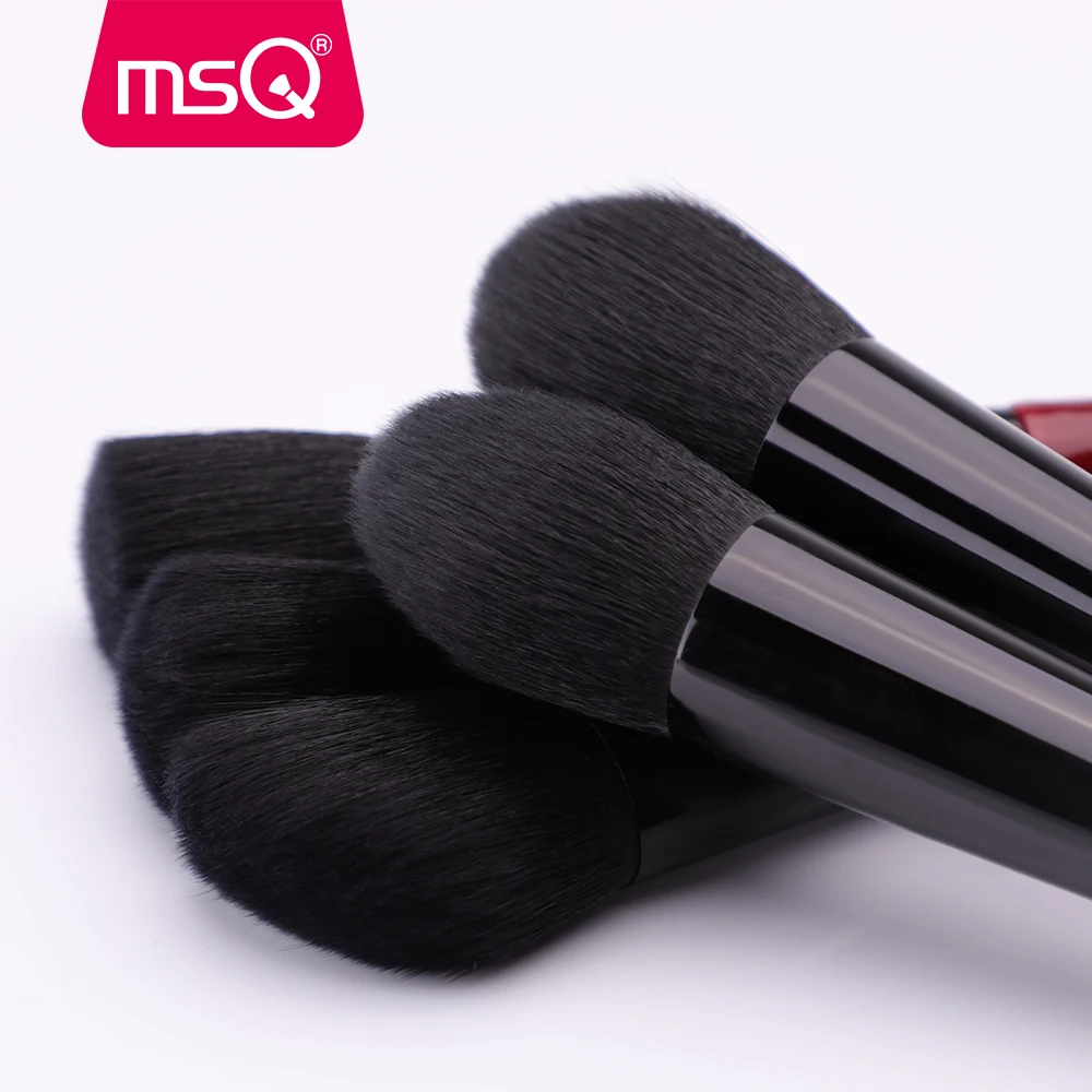 Набор профессиональных кистей для макияжа MSQ 15 шт. искусственная основа тени век