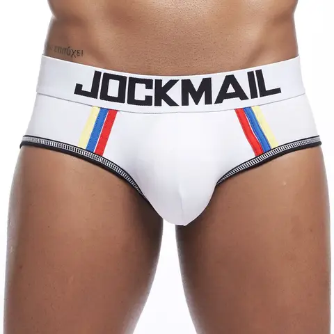 JOCKMAIL Brand underwear men penis pouch cueca Gay underwear cotton Sexy push up men briefs calzoncillos hombre panties Shorts Karachi
