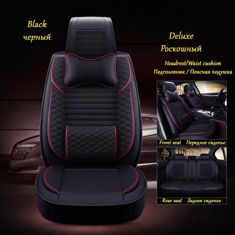 Front+Rear car seat cover for Vw Amarok 