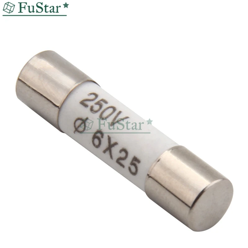 Bc 51 предохранитель 6 3а 10 шт. 6*25 мм Керамика предохранитель 6x25mm 250V 0.5A 1A 2A 3A 4A 5A 6A 8A 10A