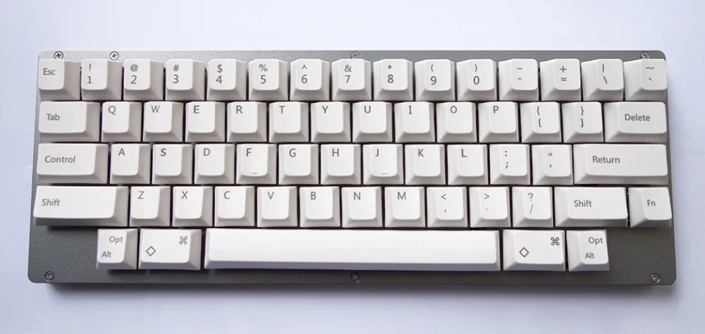 HHKB механическая клавиатура Gateron Cherry MX переключатели ЧПУ Алюминиевый Чехол пластина GH60 PCBA Al Feet USB кабель QMK программируемый