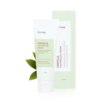 

IUNIK Centella Calming Gel Cream 60ml Facial Cream Pimple Acne Scar Treament Moisturizing Cream Face Care Hydrating Anti Wrinkle