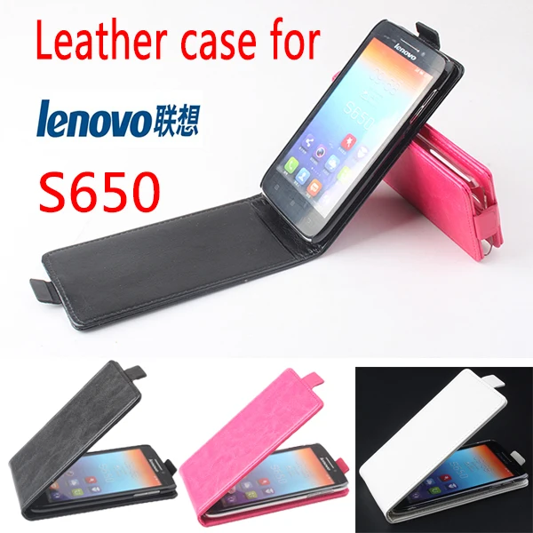 Люкс Ретро кожаный чехол для Lenovo S650 флип Винтаж телефон чехлы Защитная крышка |
