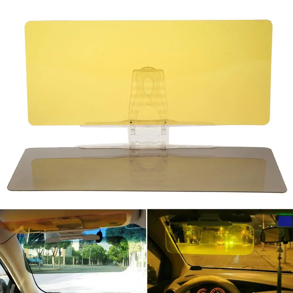 Car Sun Visor Day Night Anti Sunlight Dazzling Driving Mirror Sun