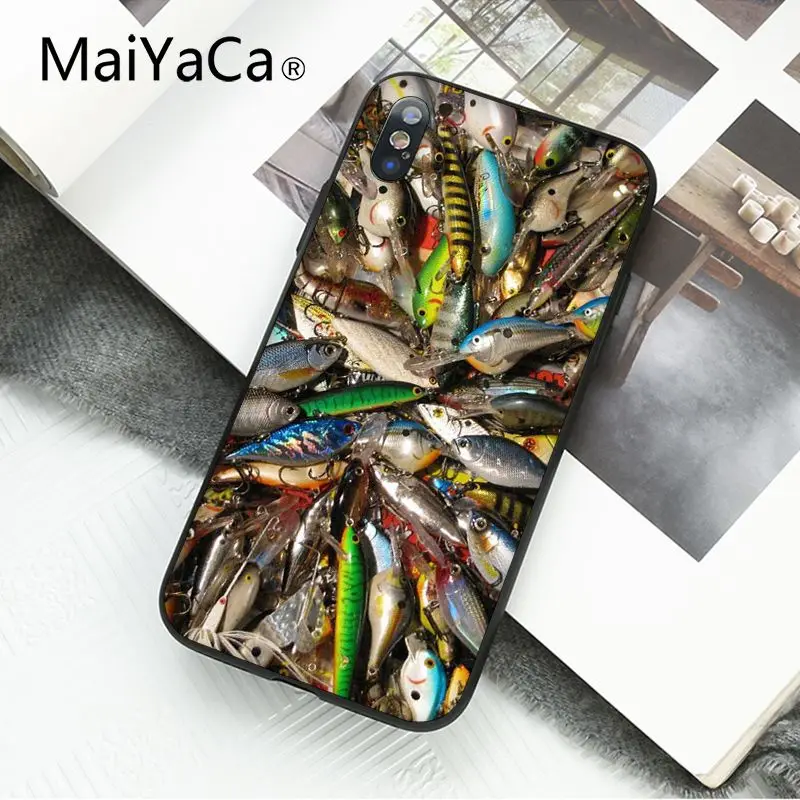 MaiYaCa охотничий рыболовный художественный чехол для телефона для iphone 11 Pro 11Pro Max 8 7 6 6S Plus X XS MAX 5 5S SE XR - Цвет: A15