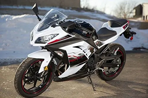 

Black White Red Complete Fairing Injection for 2013-2015 Kawasaki Ninja 300 2014