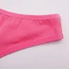 Moonflame-Tanga de algodón para mujer, 5 unidades por lote, ropa interior Sexy, 87181 ► Foto 3/6