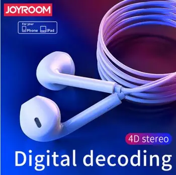 

JOYROOM EP3 Wired Earphone In Ear Earphones with Mic Stereo Headset Earbuds for iPhone XS Max XR XS 7 8 Plus