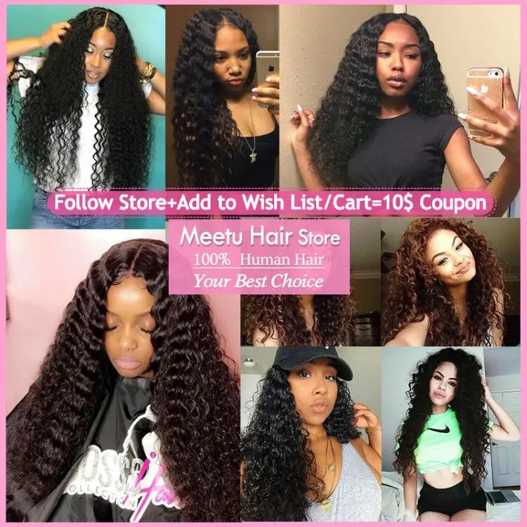 Meetu Indian Deep Wave Bundles with Frontal 2 Bundles with Frontal Non Remy Human Hair Pre Plucked 360 Lace Frontal with Bundle Meetu Indian Deep Wave Bundles with Frontal 2 Bundles with Frontal Non Remy Human Hair Pre Plucked 360 Lace Frontal with Bundle