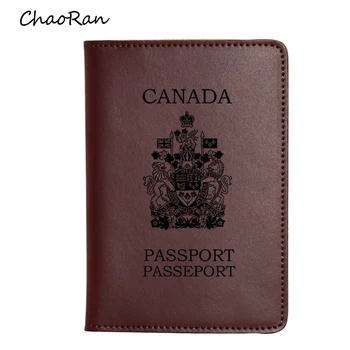 

Engraving Photo Travel Cover Case Genuine Leather Passeport Cover Engraved Name Canada Passport Wallet Credit & ID Card Holders
