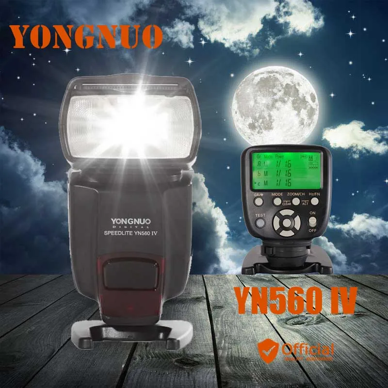 

Yongnuo YN560 IV 2.4G Wireless Speedlite+Flash Controller For Nikon D800 D600 D610 D7200 D3S D3 D3X D7000 D300S D300 D90 D80 D60