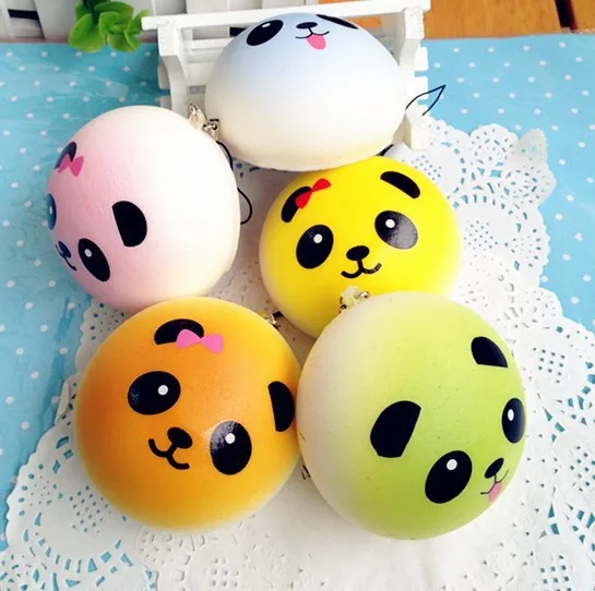 

wholesale 7CM squishy fragrance expression color panda bread bread
