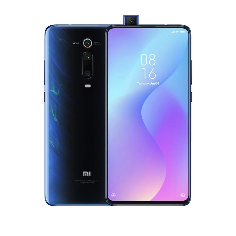 Xiaomi mi 9 T 9 t красный mi K20 6GB 64GB смартфон телефон Snapdragon 730 восьмиядерный глобальная версия 48MP Тройная задняя камера всплывающая фронтальная камера - Цвет: Blue