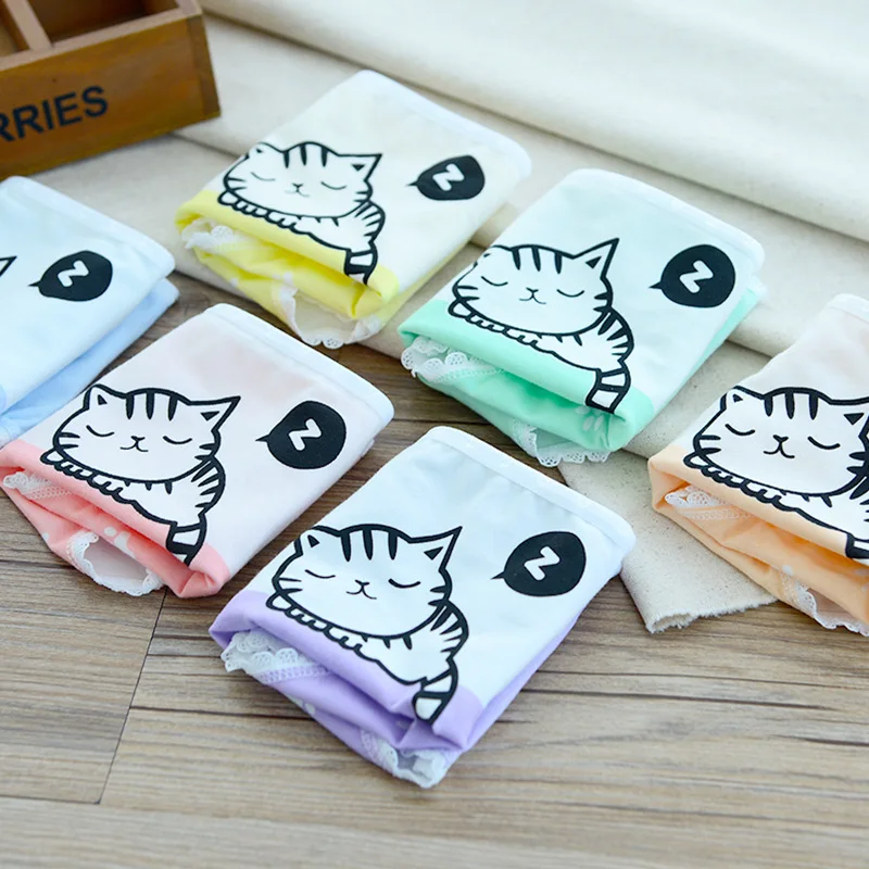 

3pc/lot Teenage Girls Underwear Kids Cartoon Panties Cotton Briefs Children Cute Underpants Teens Underwear 12-20Y