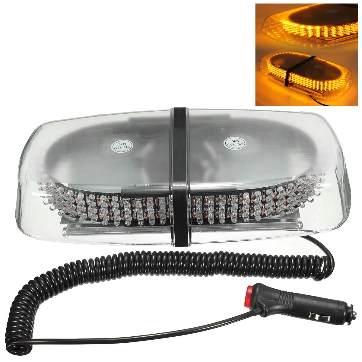 

240 led law enforcement emergency warning Mini Strobe Light Roof 12V