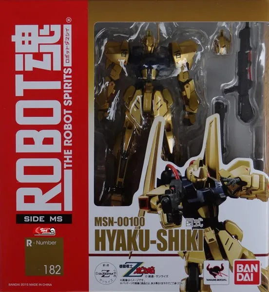 Bandai Robot Spirits R182 Z Gundam Hyaku Shiki Figure for sale online 