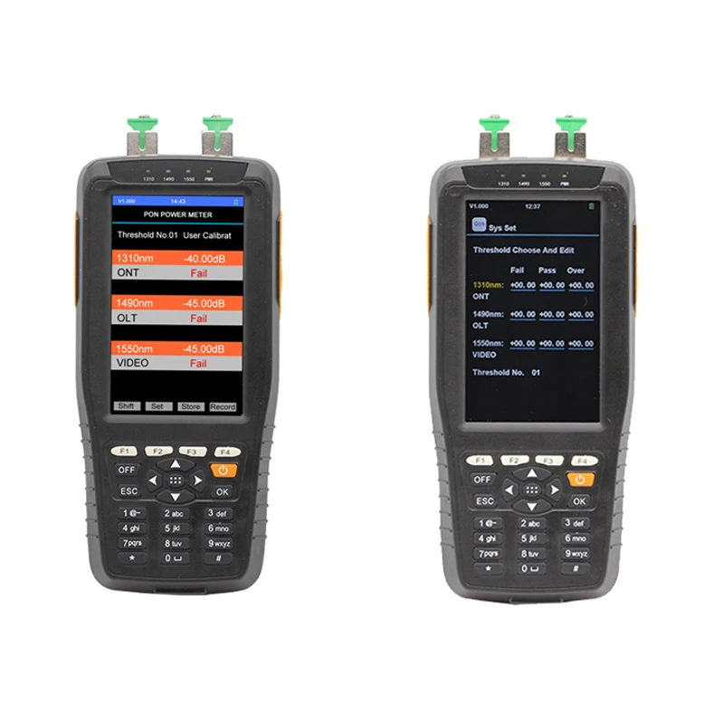

High precision TM70B PON 1MW VFL optical power meter Multifunction TM 71B with Wavelengths 1310/1490/1550nm optic fiber equipmet
