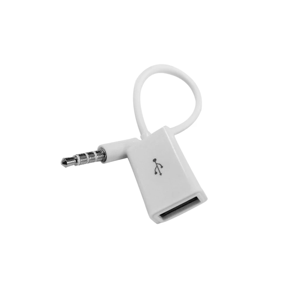 AOSHIKE Mini Jack 3 5 мм AUX аудио разъем для USB 2 0 конвертер адаптер Aux кабель автомобиля MP3 U