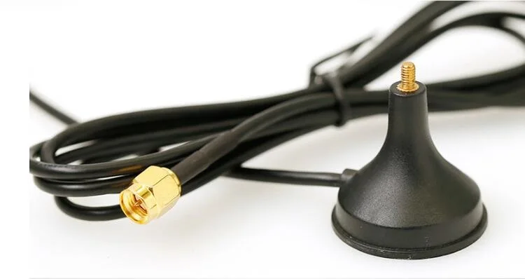 5 шт./лот дБи 433 МГц Антенна GSM SMA разъем с магнитным основанием для усилителя