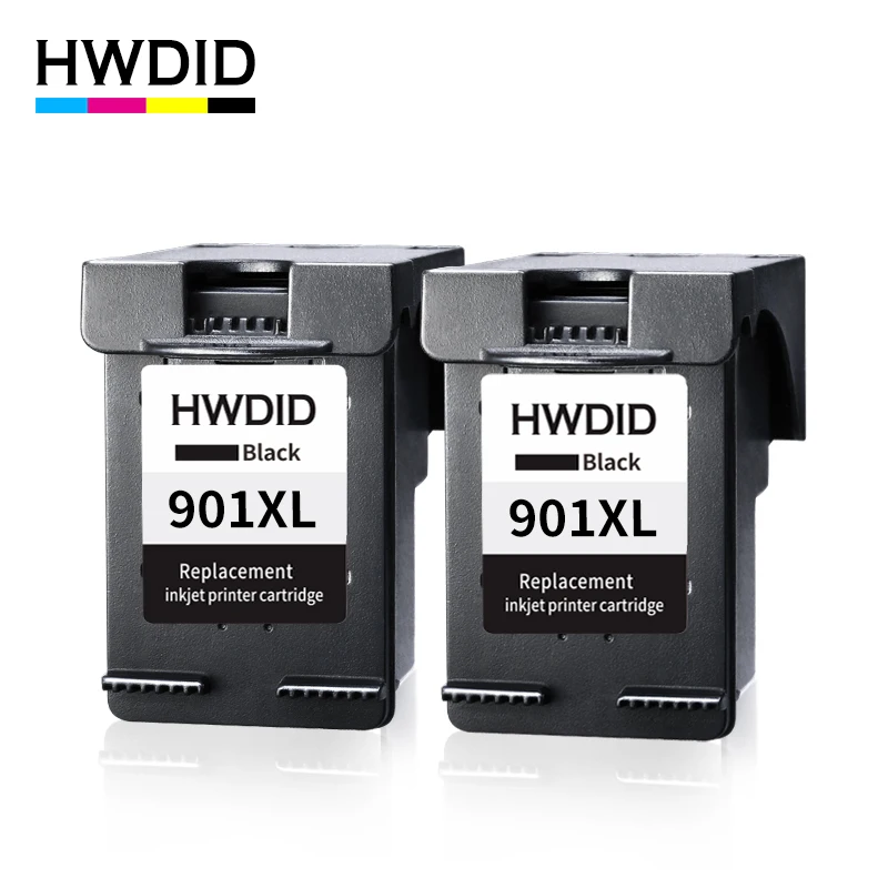 HWDID Восстановленный 901 XL Черный чернильный картридж для HP Officejet 4500 J4500 J4525 J4540 J4550 J4580