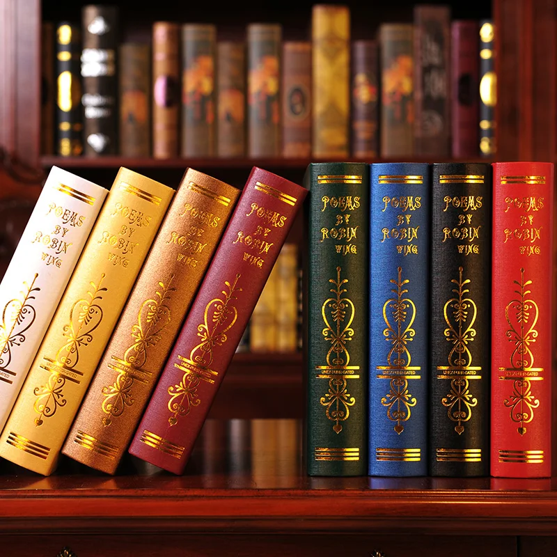 8 قطعة وضع كتاب الأوروبية محاكاة دراسة خزانة التصوير الدعائم محاكاة وهمية مربع 0516 كتاب