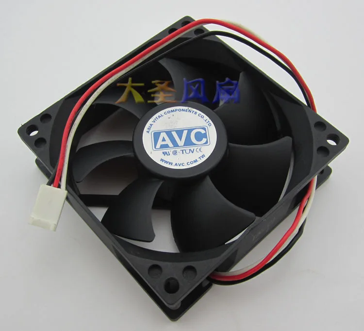 Оригинал для AVC C8025R12HB 8025 80 мм DC 12V 0.25A шасси вентилятор охлаждения материнская