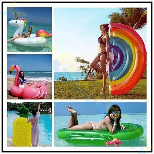 Пляжные Радуга взрослых круг надувной бассейн кольца бассейна River island женщин пляжный надувной матрац водных видов спорта забавная игрушка