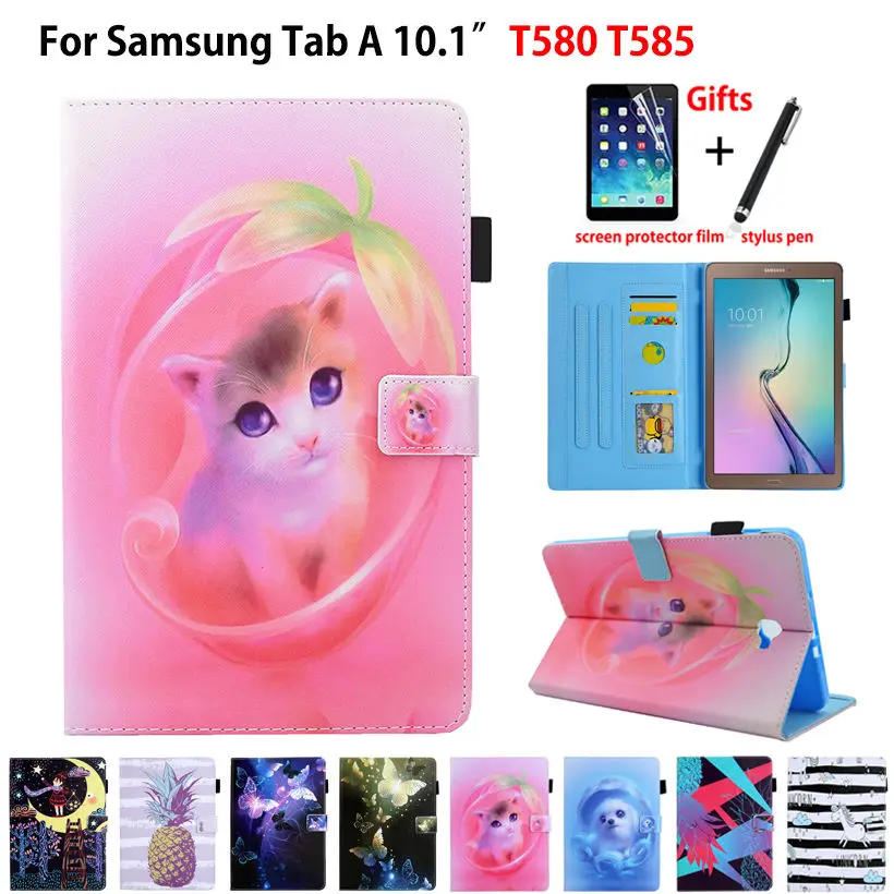 Умный чехол для планшета Samsung Galaxy Tab A A6 10 1 дюйма 2016 T580 T585 T587 | Компьютеры и офис