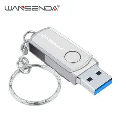 WANSENDA портативная зарядка для теленфона флеш-накопитель USB 3,0 64 ГБ флеш-накопитель 8 ГБ 16 ГБ 32 ГБ 128 ГБ 256 ГБ высокая скорость Флешка