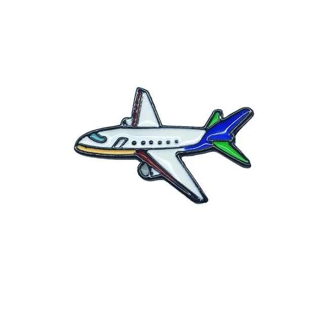 Pins Badges Airplane | Airplane Brooches | Metal Badge Pin | Airplane Pines  | Metal Brooch - Brooches - Aliexpress