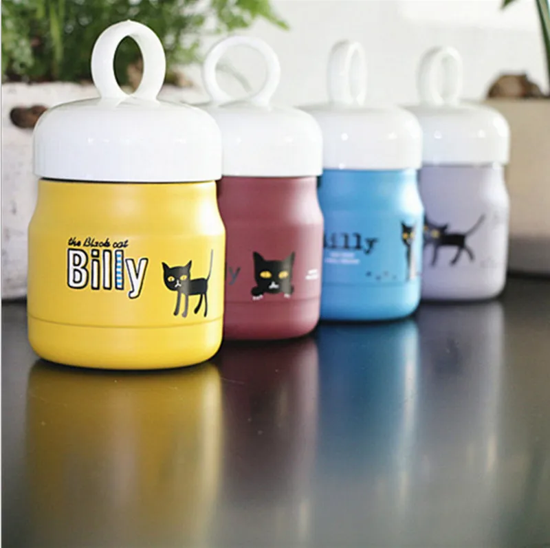 

Cartoon Kids 304 Stainless Steel thermo mugs Mini Insulated Tumbler Travel thermos bottle thermal coffee cup thermocup gifts