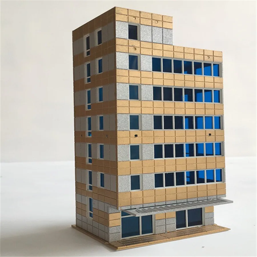 architecture model n scale building03