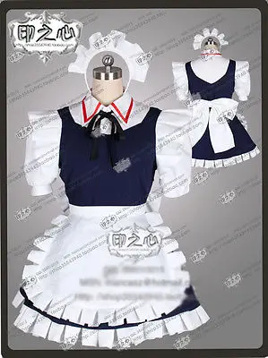 

TouHou Project Izayoi Sakuya Cosplay Costume Halloween Uniform Full Set S-2XL
