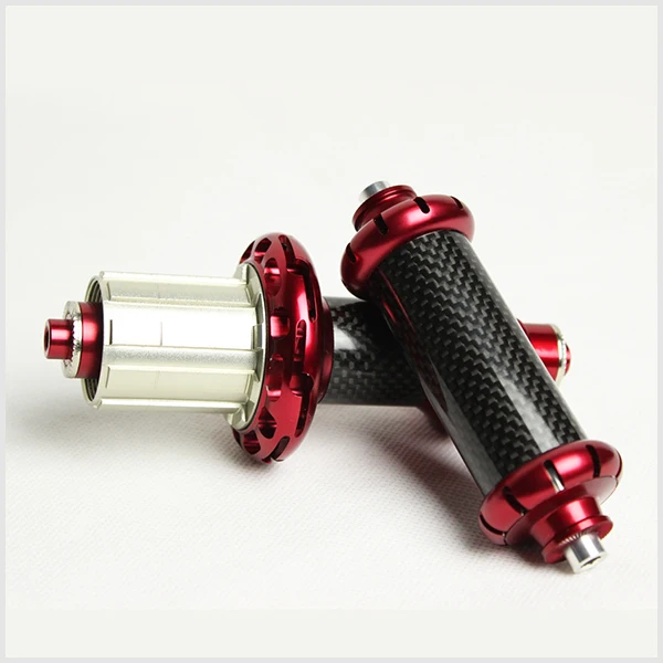 light weight road bike hub powerway R36 carbon cover lighting hubs with