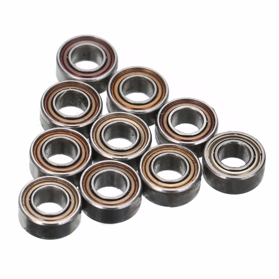 

10 Pieces Mini Steel Ball Bearing Rolling Roller Bearing MR63ZZ 3mm*6mm*2.5mm Ball Bearings Mayitr Mechanical Hardware