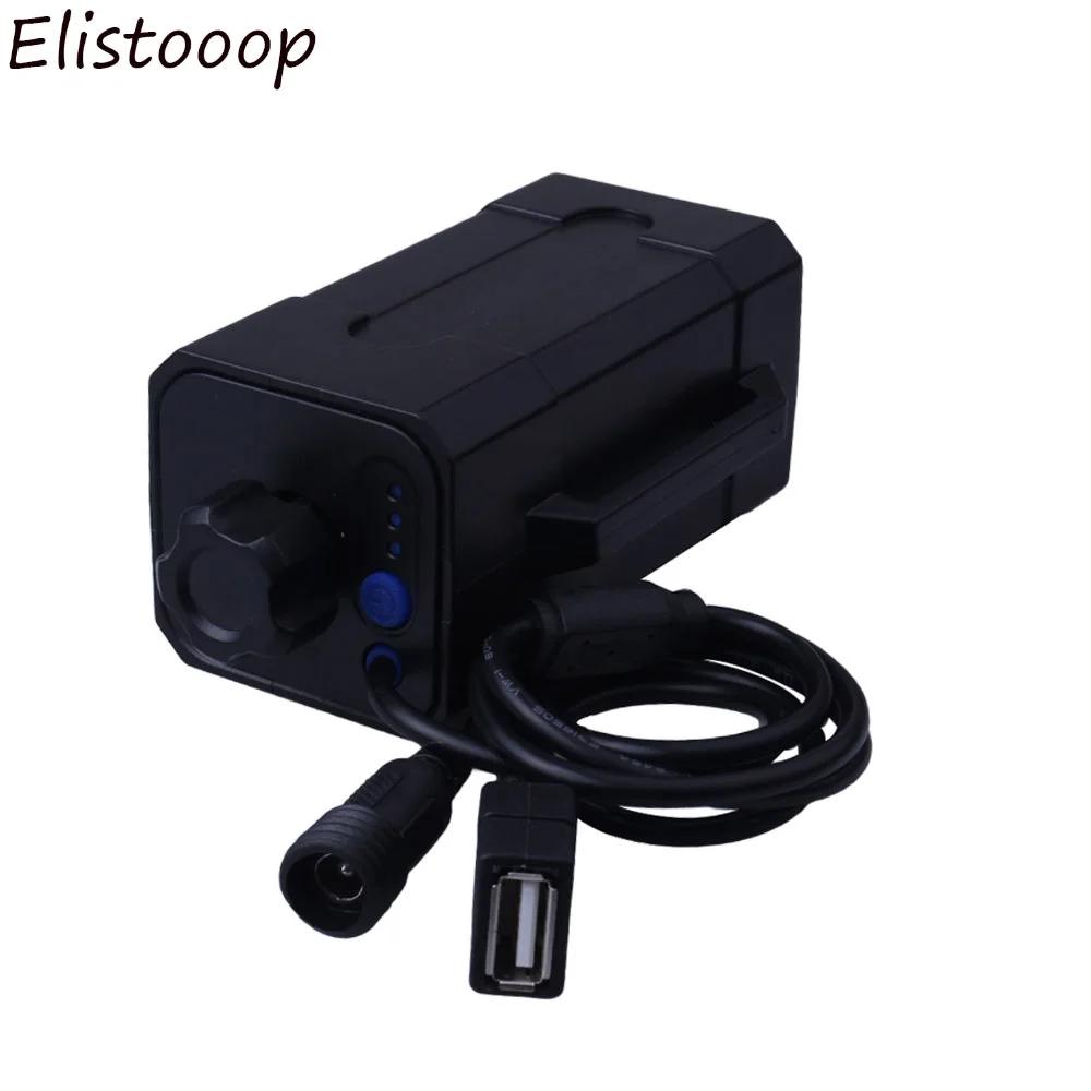 Waterproof 4x18650 Battery Storage Case Box Holder Bike LED Light Phone Charging