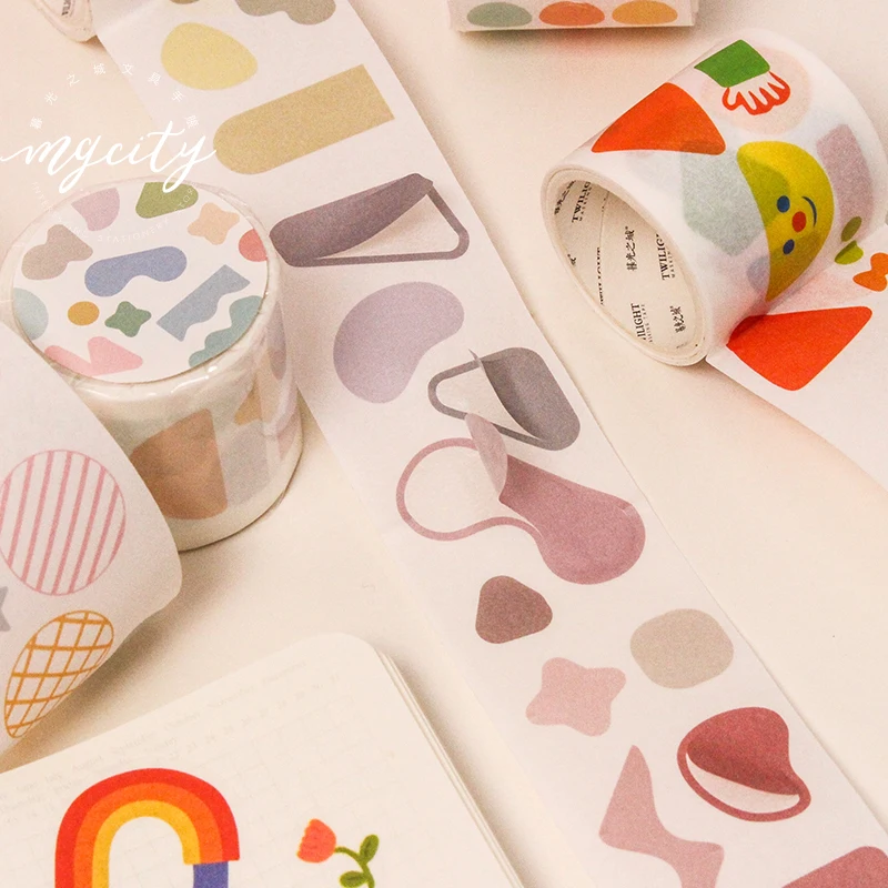 

Cute Cartoon series Washi Tape Scrapbook DIY Masking Tape Label sticker School Stationery Store Bullet Journal supplies