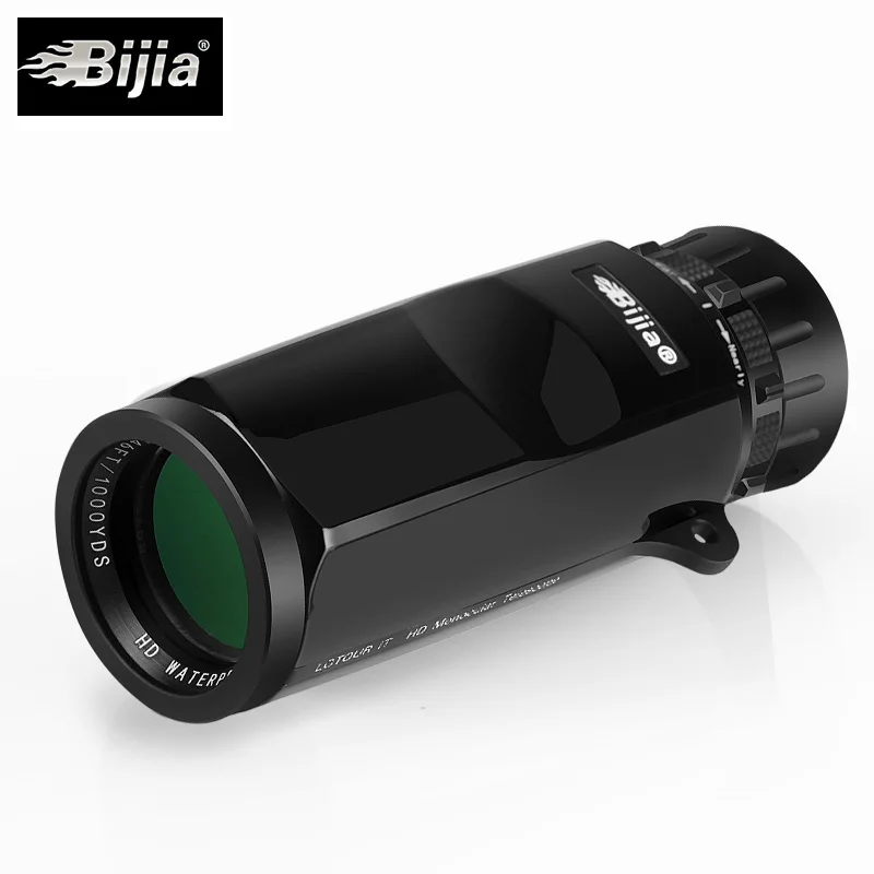 BIJIA 10X32 HD монокуляр телескоп Оптическое стекло высокой мощности бинокль шпионское стекло LLL ночное видение для туризма подарки кемпинг